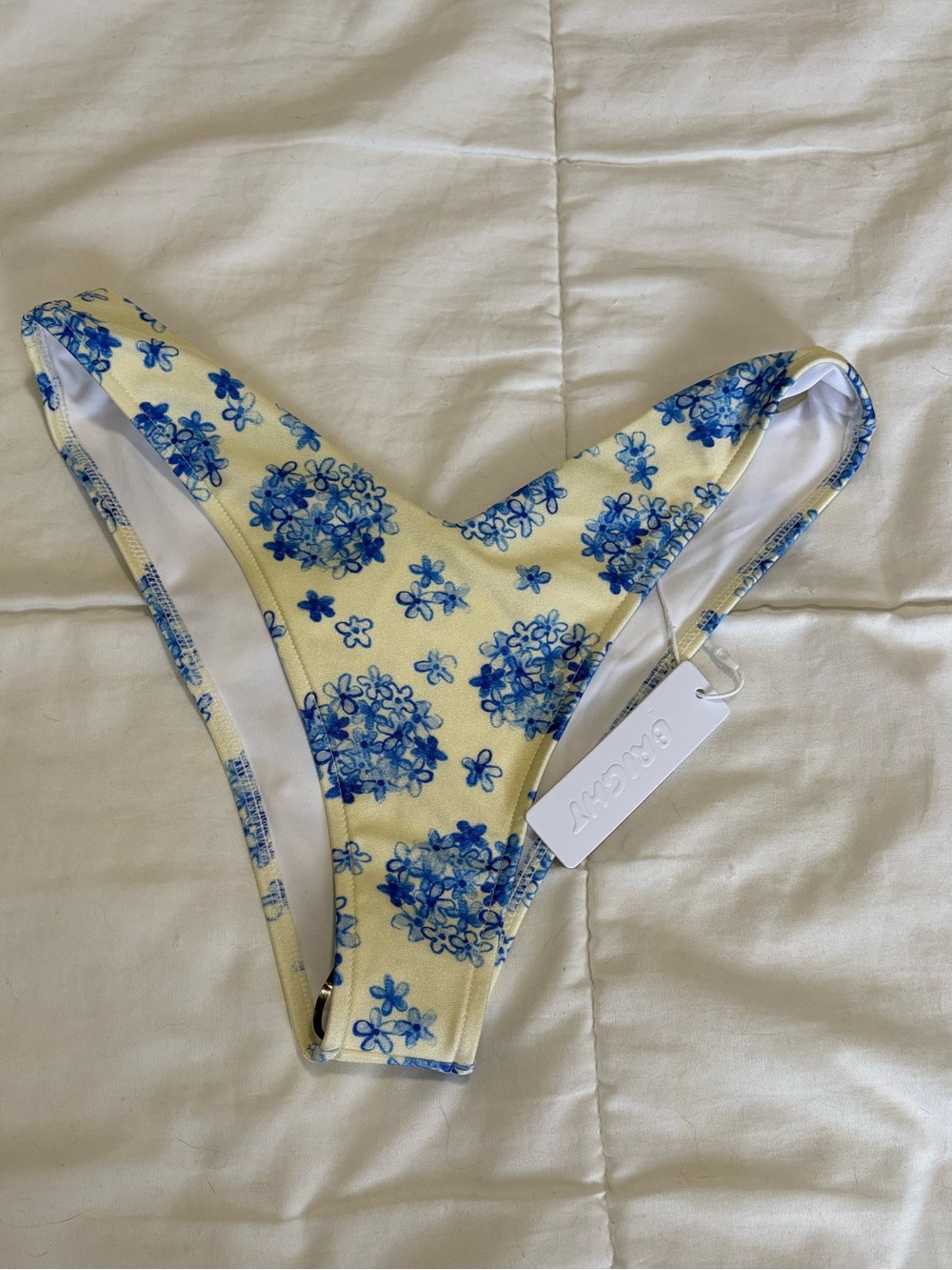 NWT flower print bikini bottoms